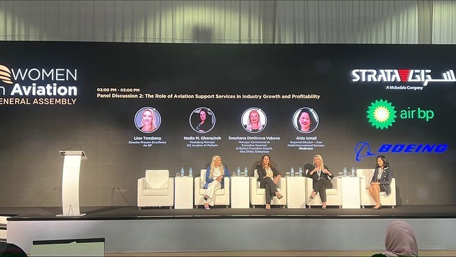 It’s an honour to be... - Women in Corporate Aviation Asia