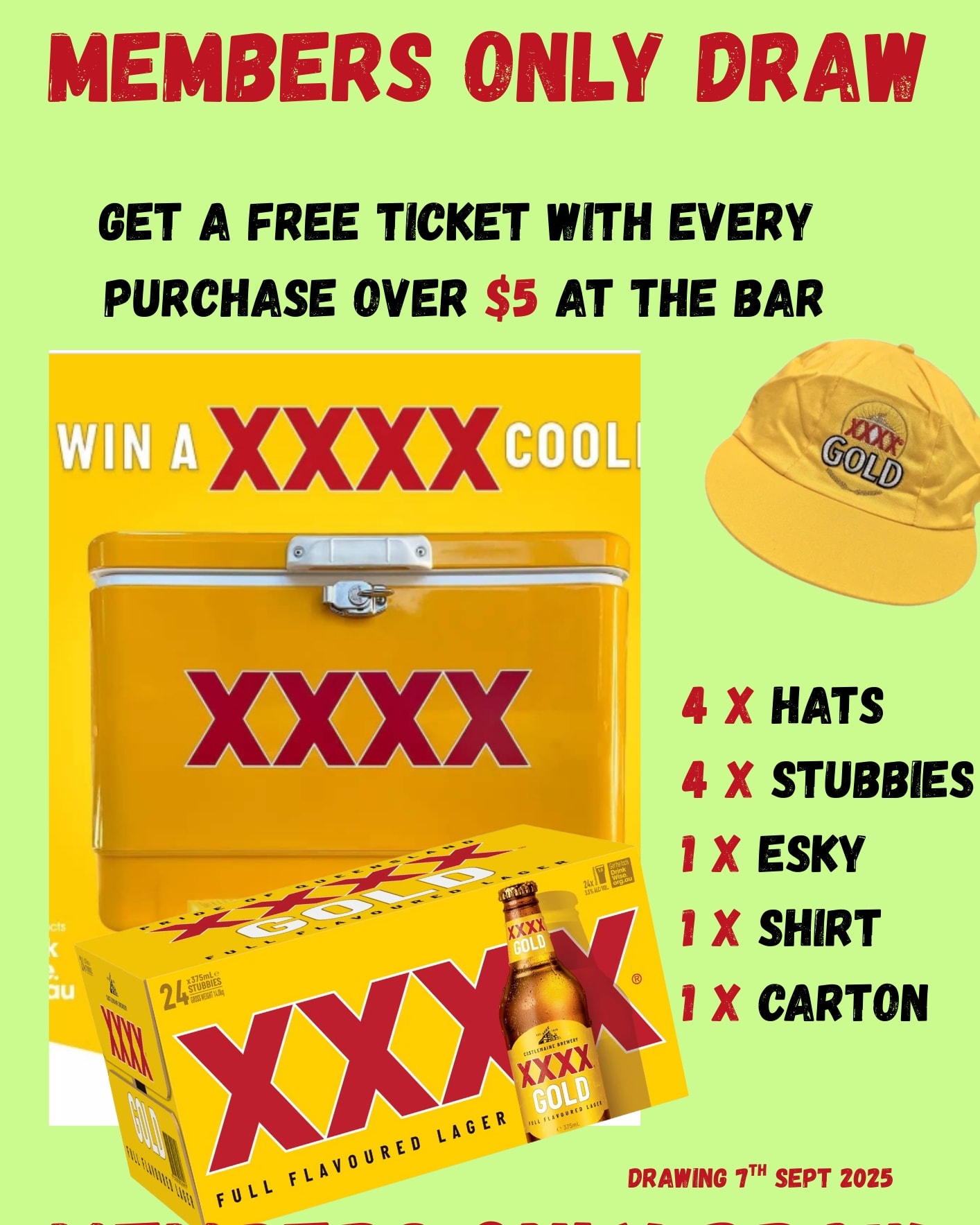 🍻 MEMBERS ONLY DRAW! 🍻... - South Grafton Ex Servicemens Club | Facebook