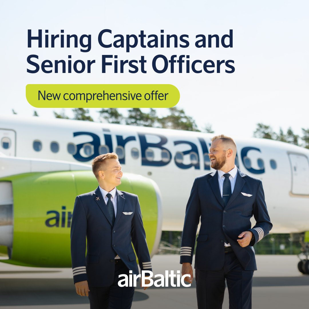 airBaltic - ️ We’re introducing a new pilot offer, effective January ...