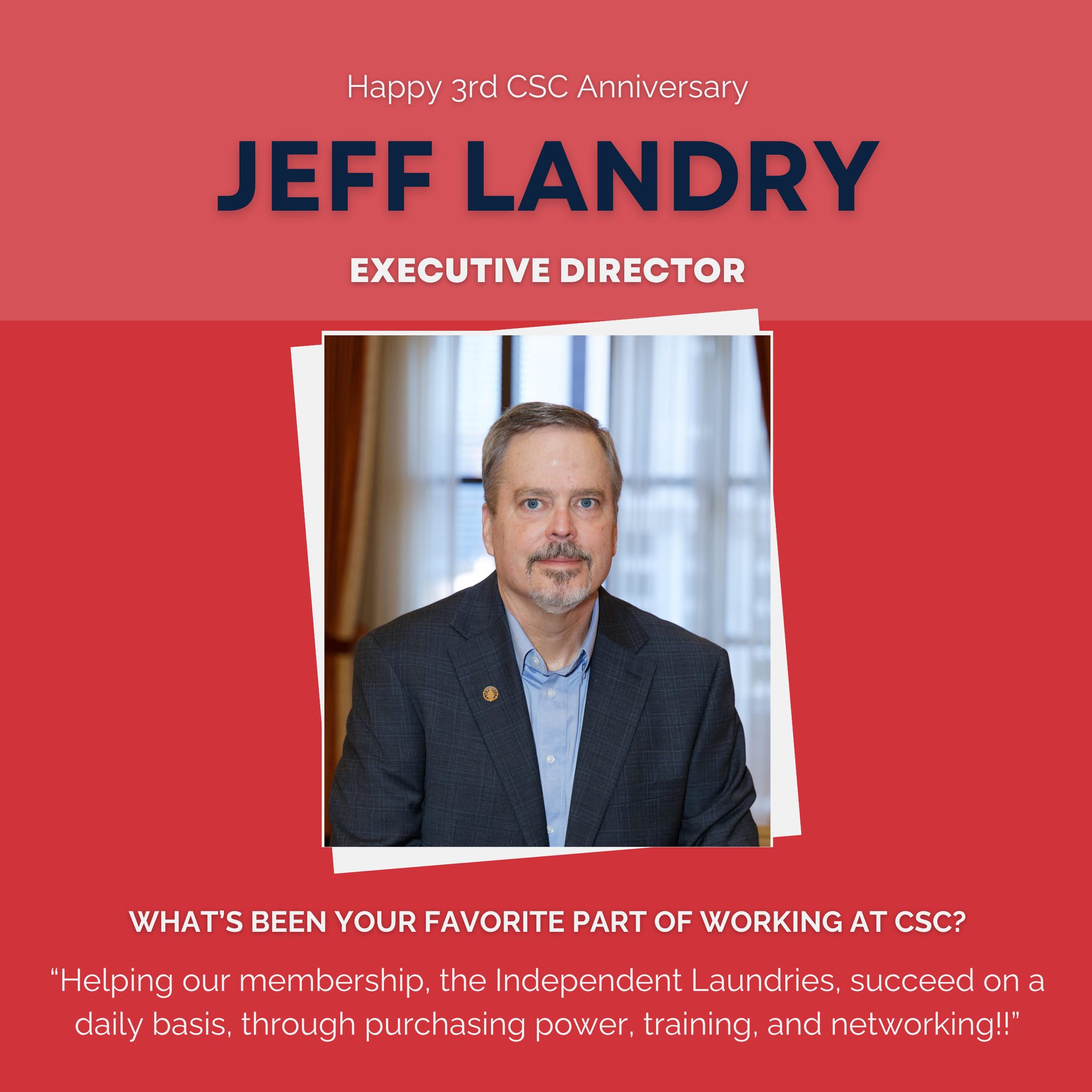 CSCNetwork - This month marks Jeff Landry’s 3rd... | Facebook