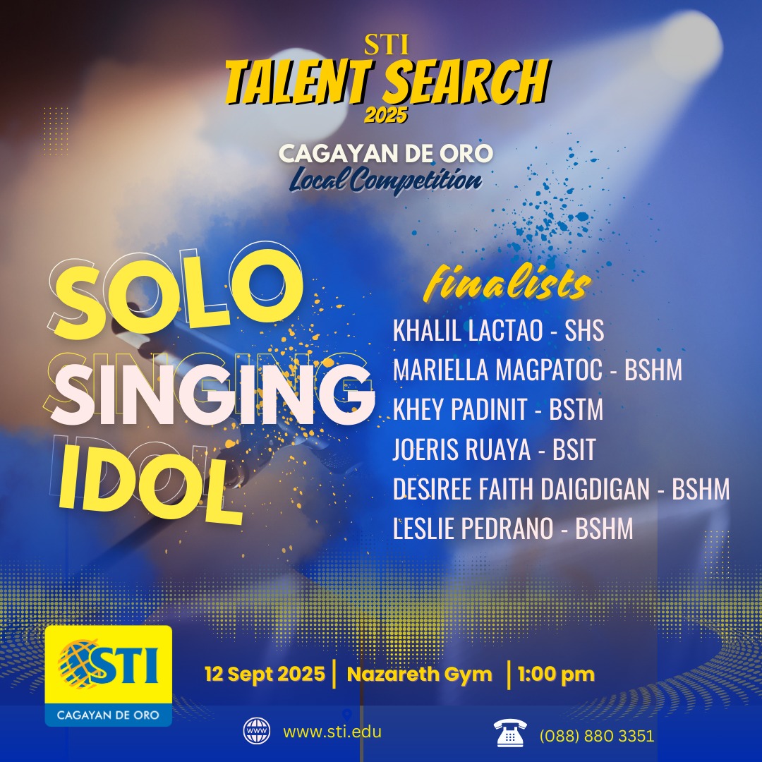 🎤🎸This is it! The finalists... - STI College Cagayan de Oro | Facebook