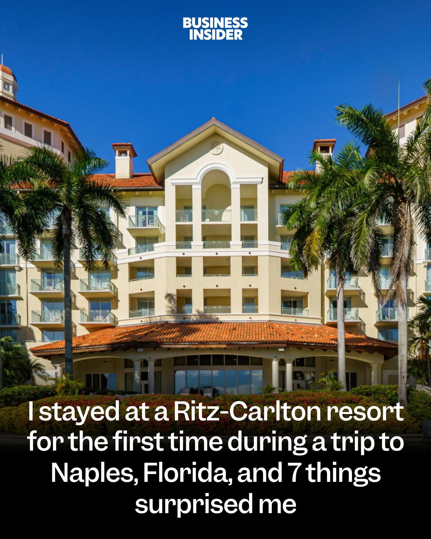 Business - Her first stay at a Ritz-Carlton resort was at the Ritz ...