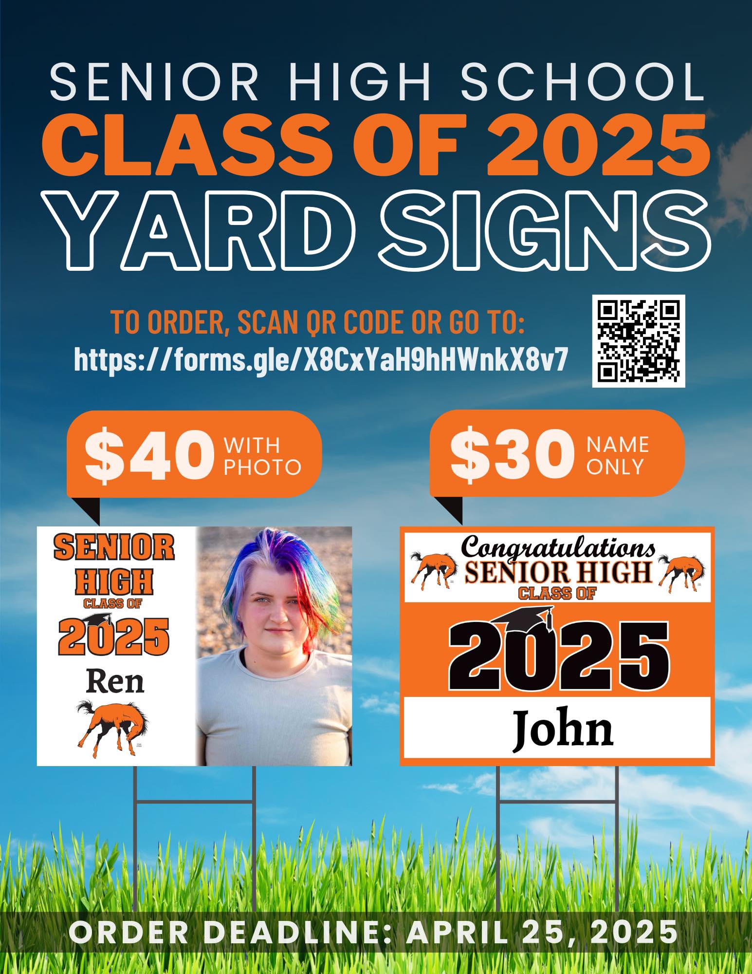 Billings - ORDER NOW! Senior Class of 2025 Yard Signs are now available ...