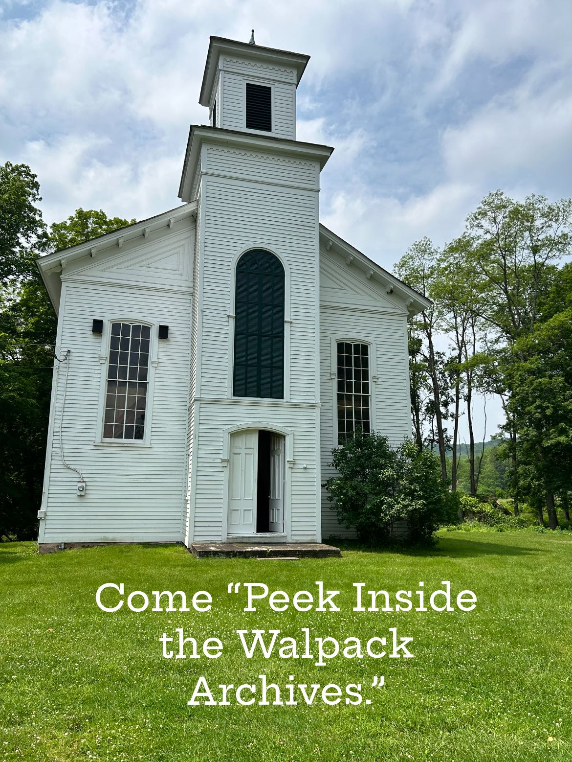 Walpack - The Walpack Historical Society invites guests to “peek ...