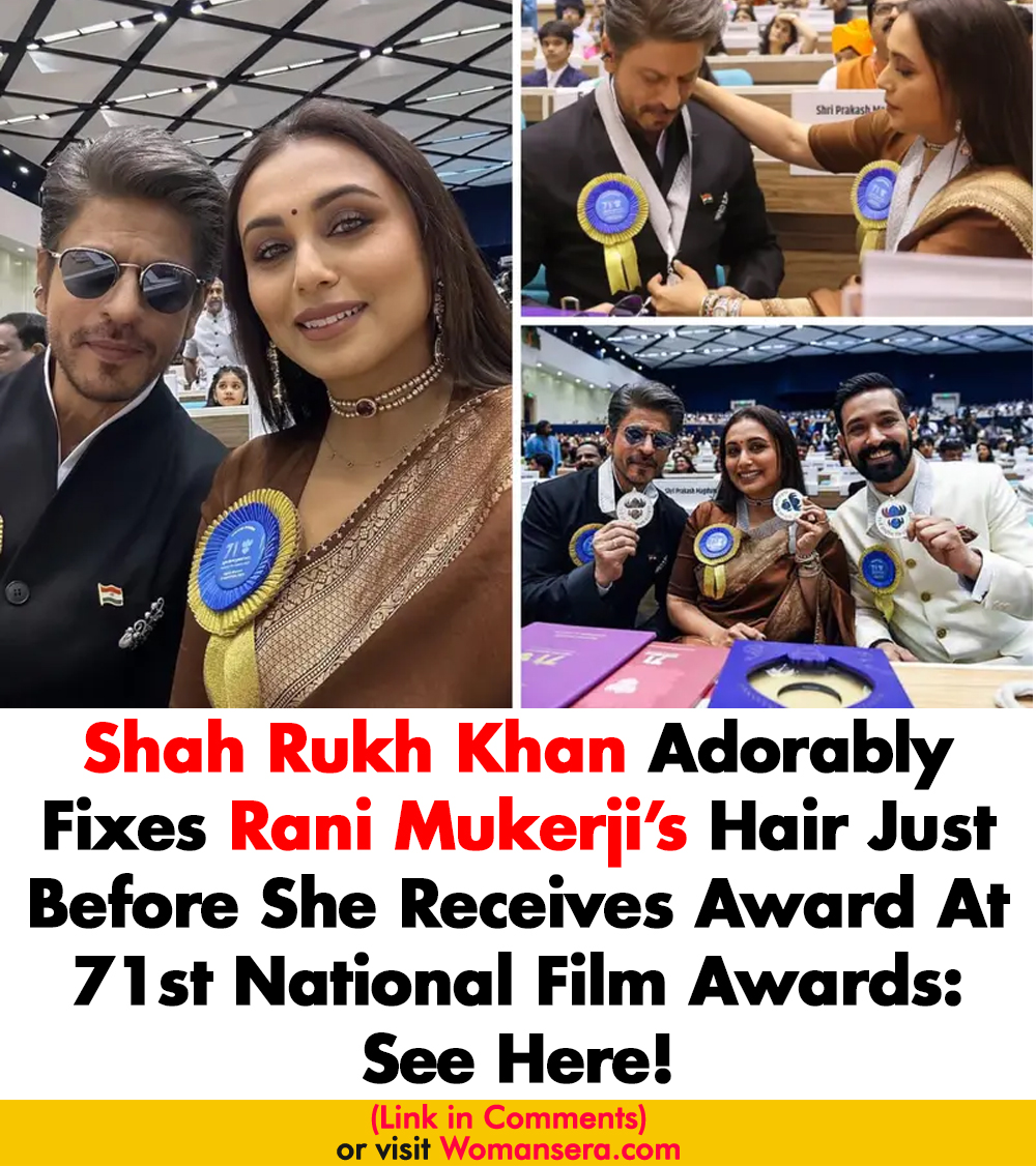 Womansera - Shah Rukh Khan Adorably Fixes Rani Mukerji’s Hair Just ...