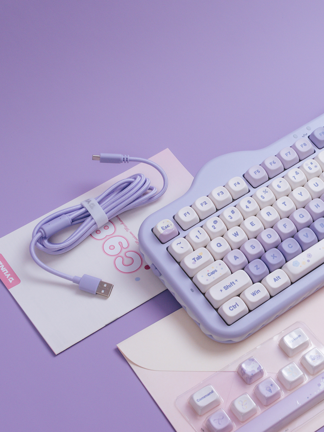 YUNZII C98 パープル×Deep-Sea Silent PRO YUNZII C98 パープル×Deep