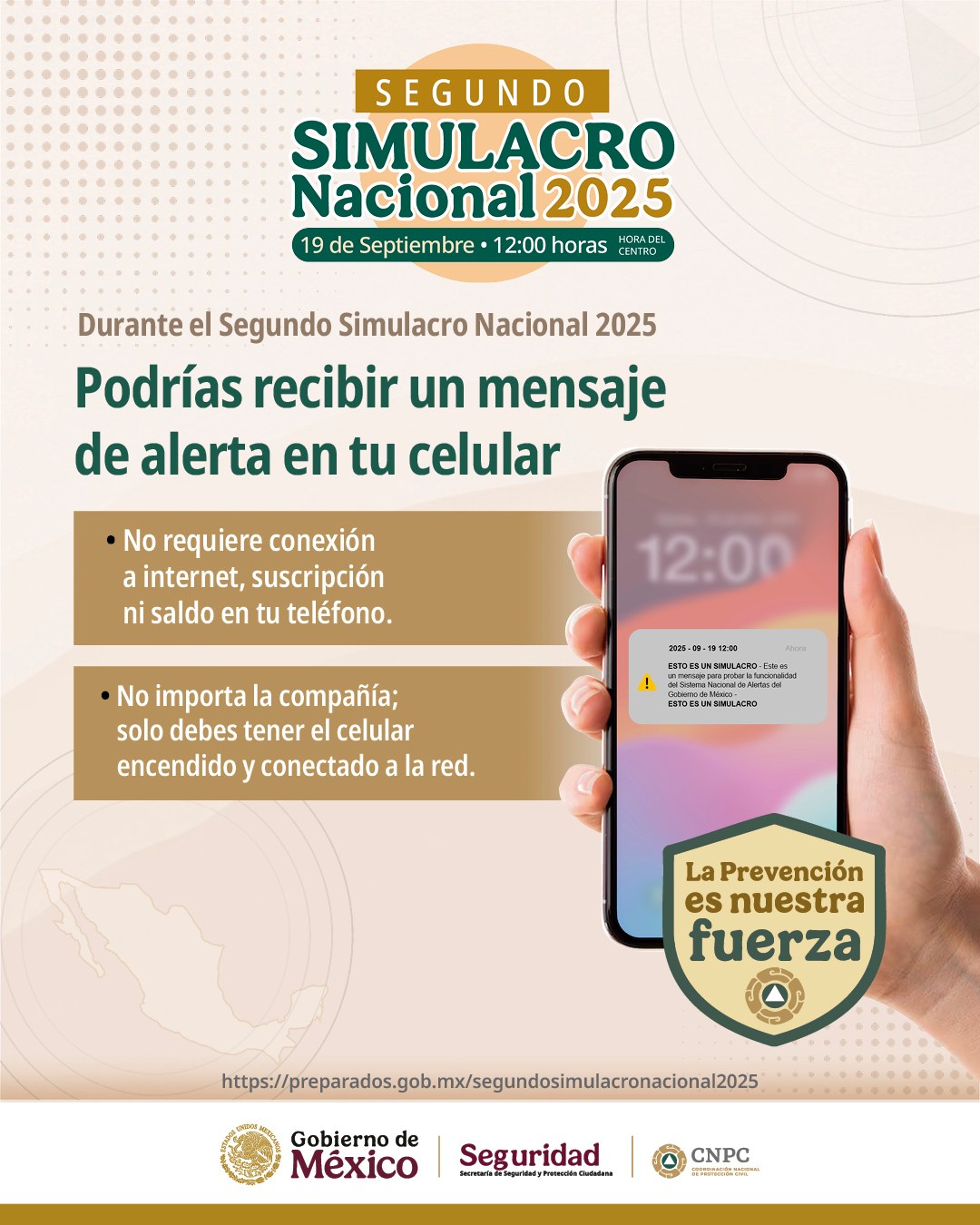 📡 El Segundo Simulacro Nacional 2025 incluirá una prueba especial de ...