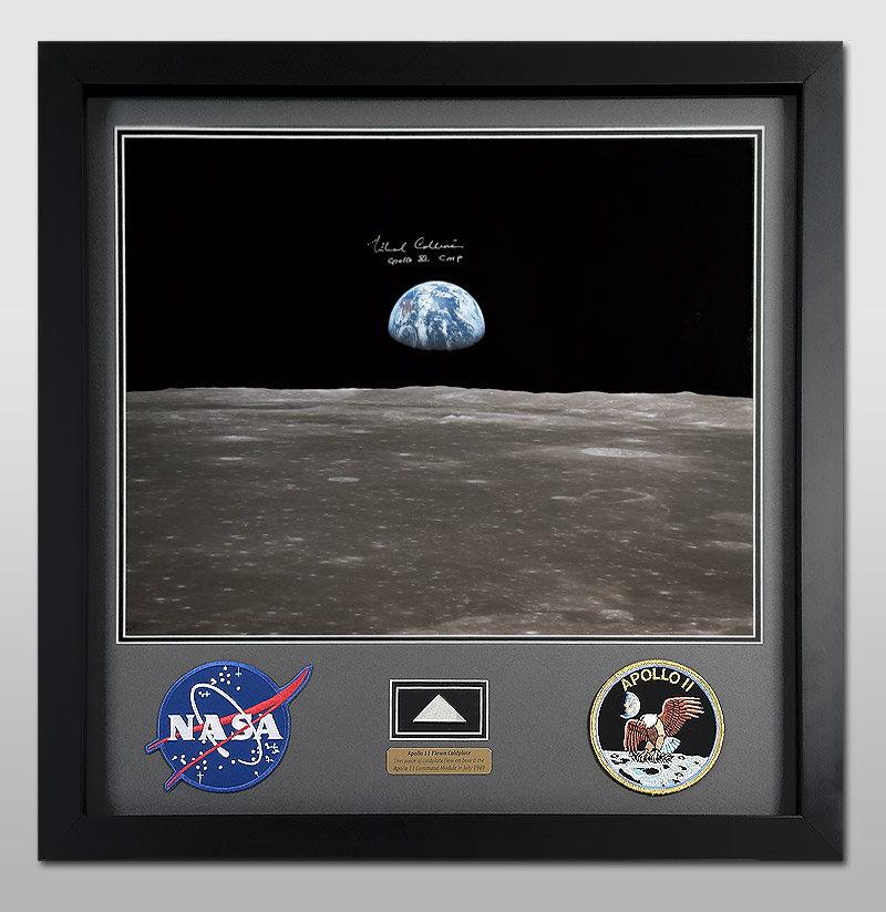 Apollo 11 Flown Coldplate Segment with Michael Collins Signed