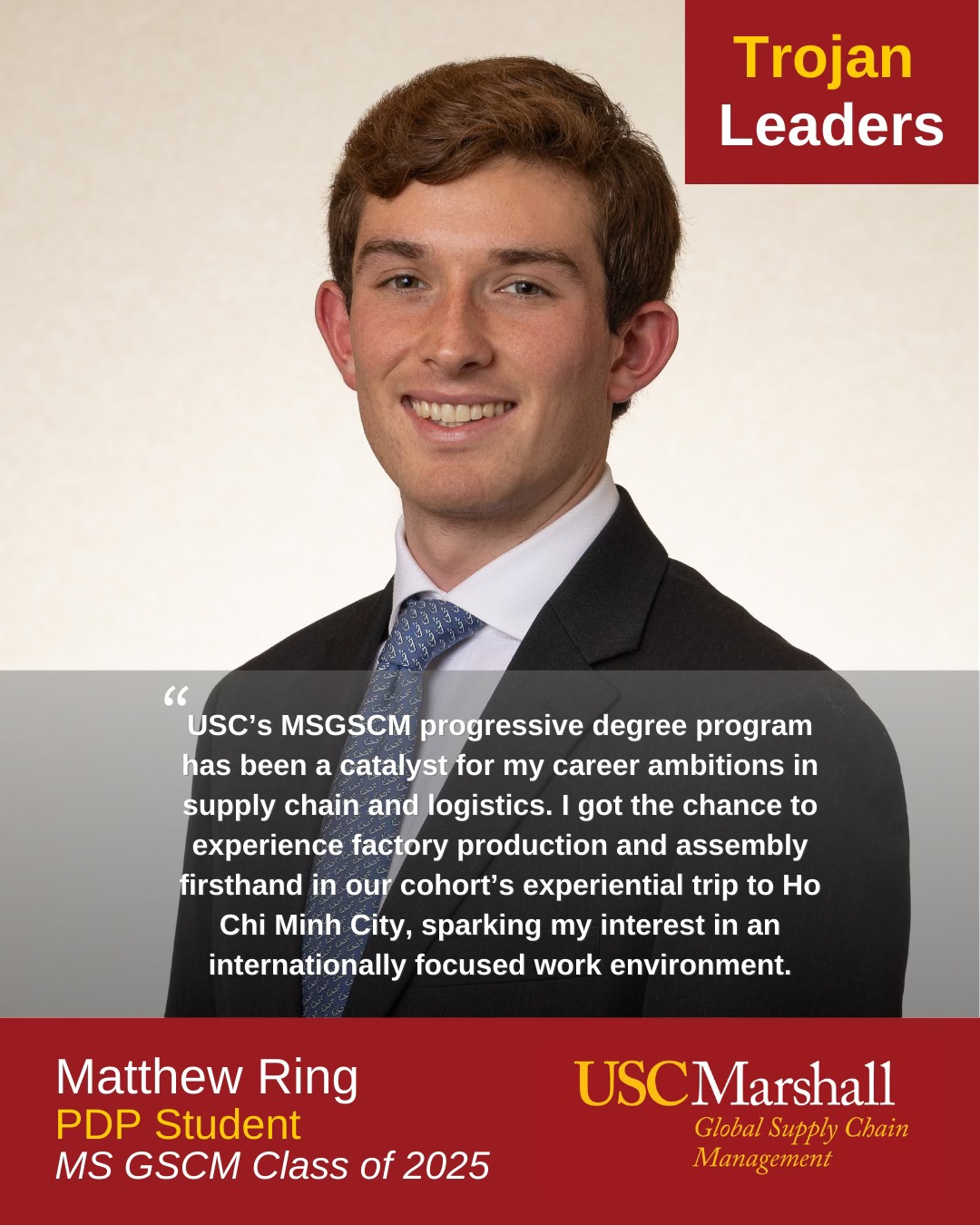 USC - USC’s MSGSCM Progressive Degree Program is a launchpad for ...