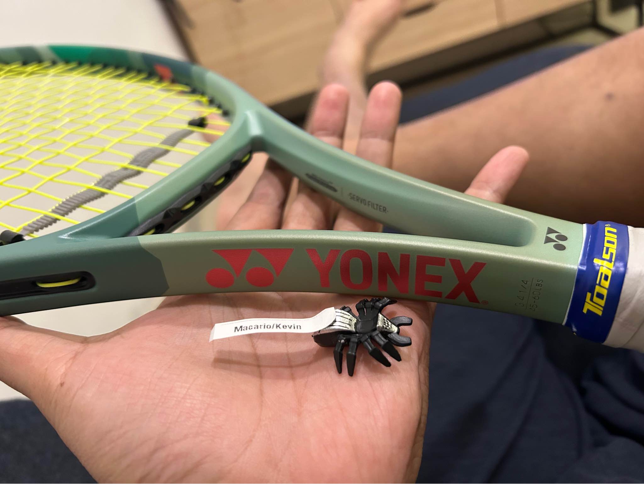 Raket Tennis - Yonex Percept 100D Olive Green (Japan) Modified - Tennis ...