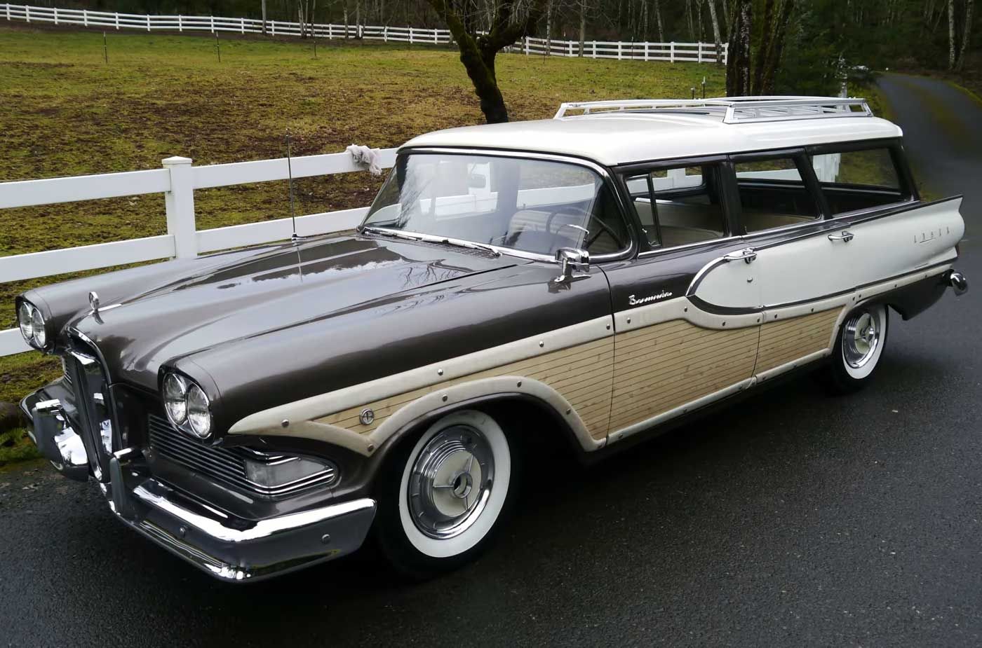 Amazing - 1958 Edsel Bermuda Produced only in 1958, the Bermuda wagon ...