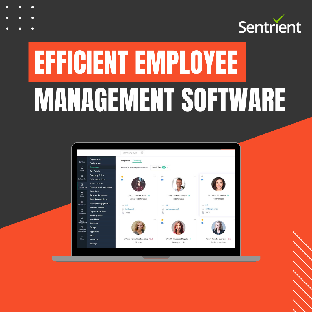 Sentrient - An employee management software helps manage...