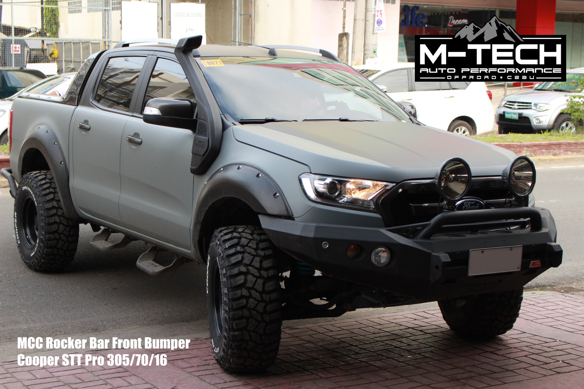 Installation done on this Ranger... - M-Tech Auto Accessories