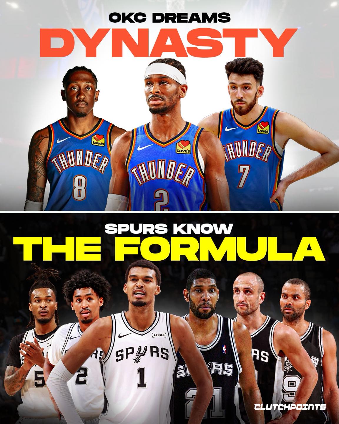 ClutchPoints - The league keeps talking about an OKC dynasty. The Spurs ...