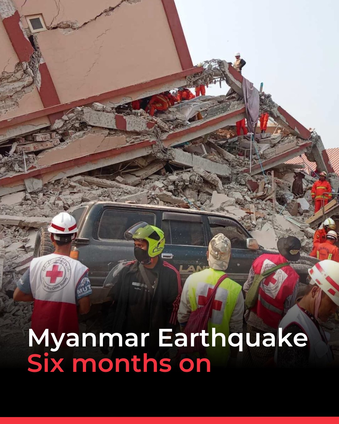 🌍 Since the earthquake, the Myanmar Red Cross Society has reached over ...