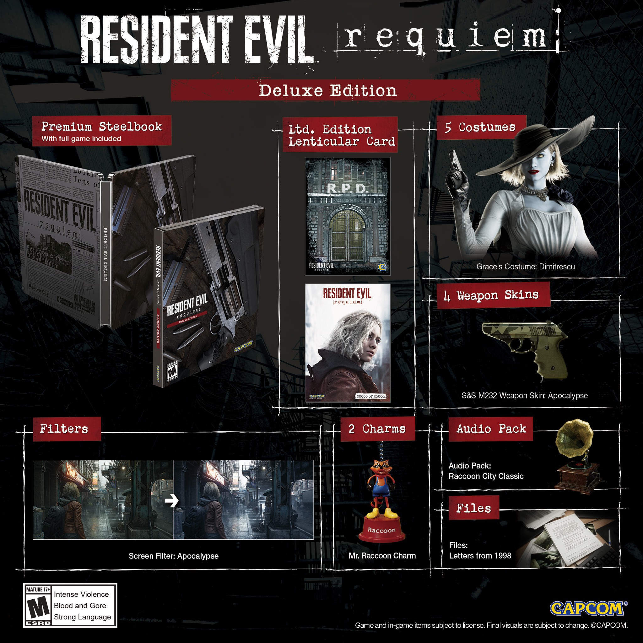 RESIDENCE - NEWS: The Steelbook Deluxe Edition for RESIDENT EVIL 9 ...