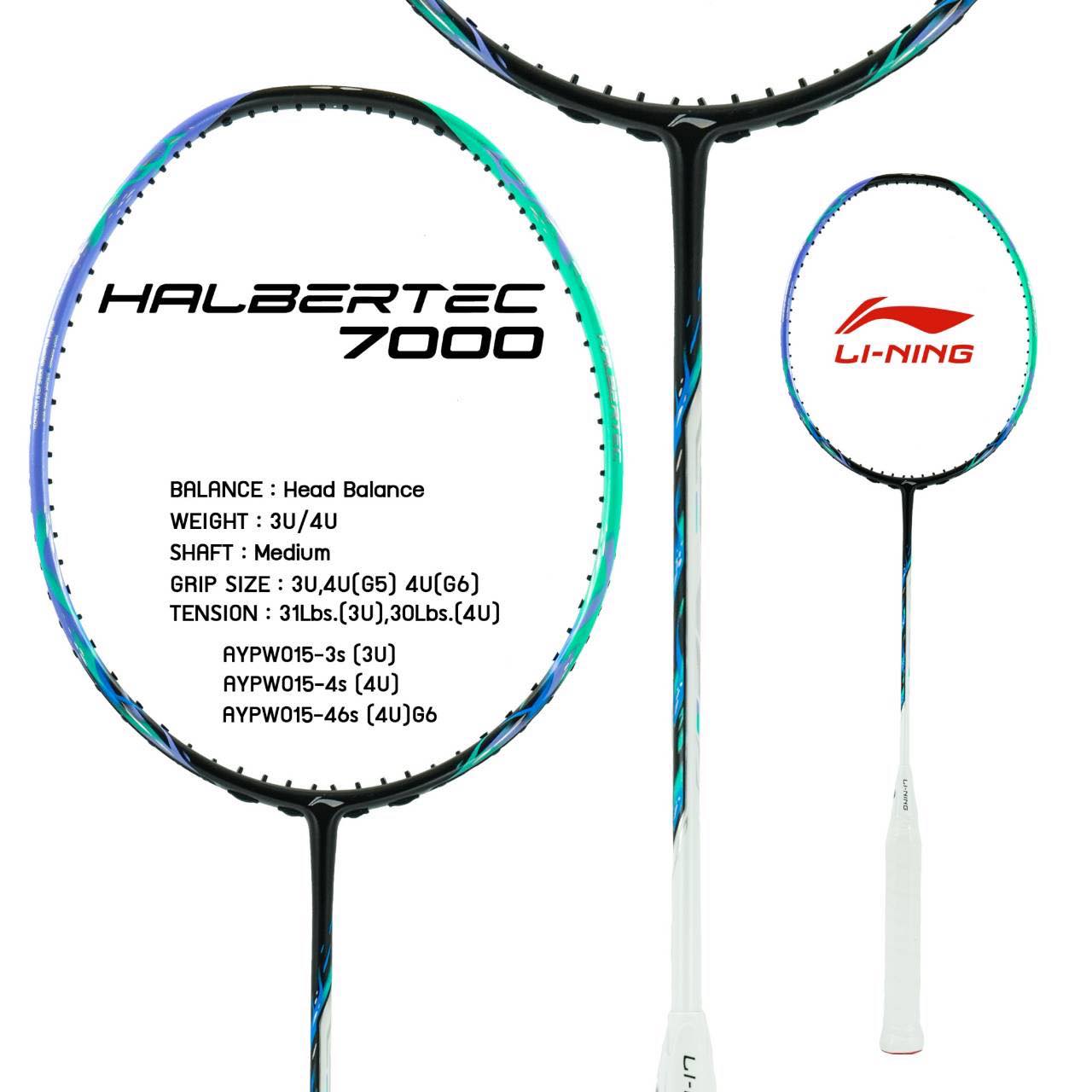 Mr.C Sports - สินค้าใหม่ Li-Ning HALBERTEC 7000 NEW... | Facebook