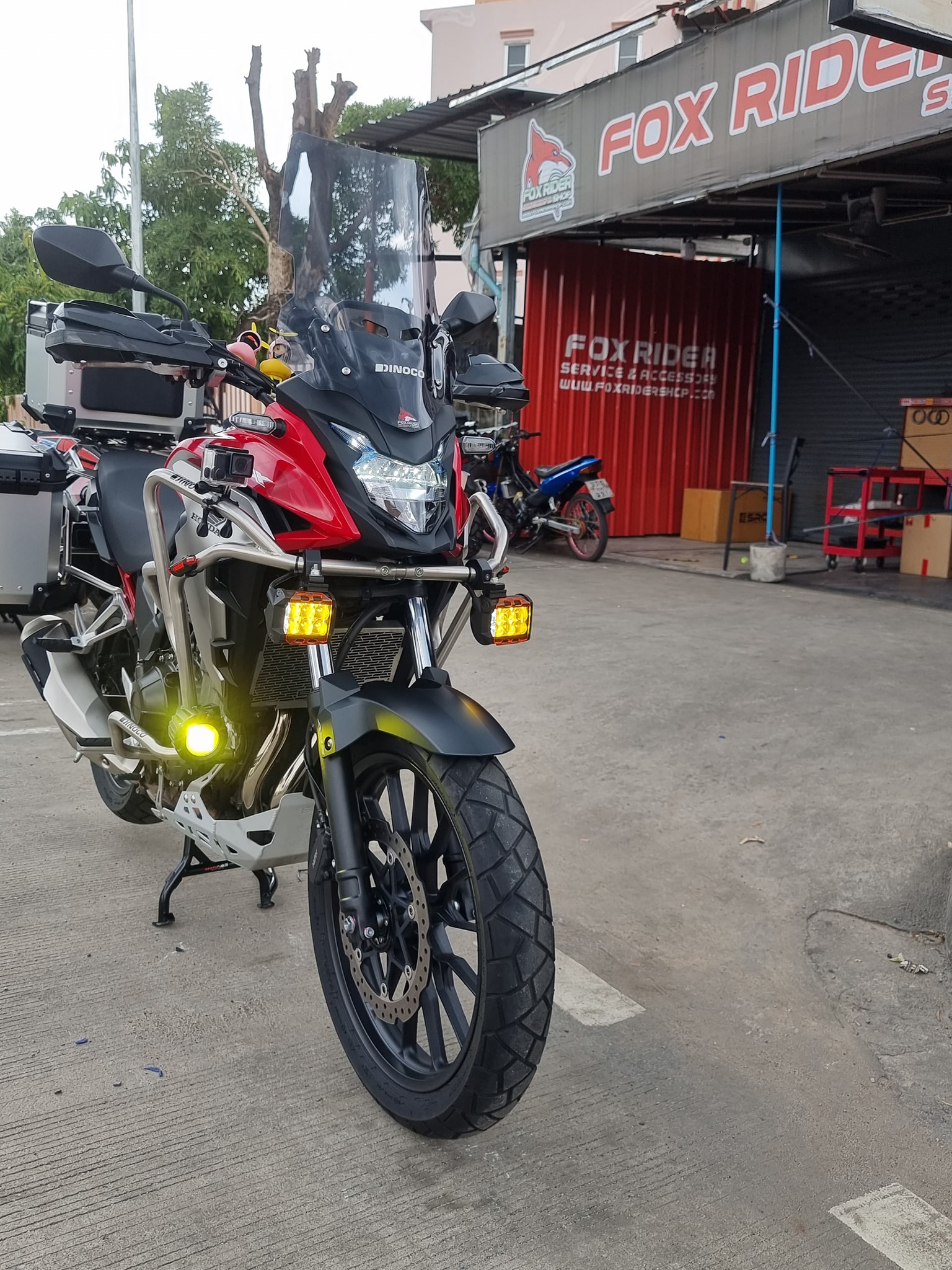 Fox Rider Shop - 🦊 CB500X จัดชุดใหญ่ Dinocoรอบคัน🦊...