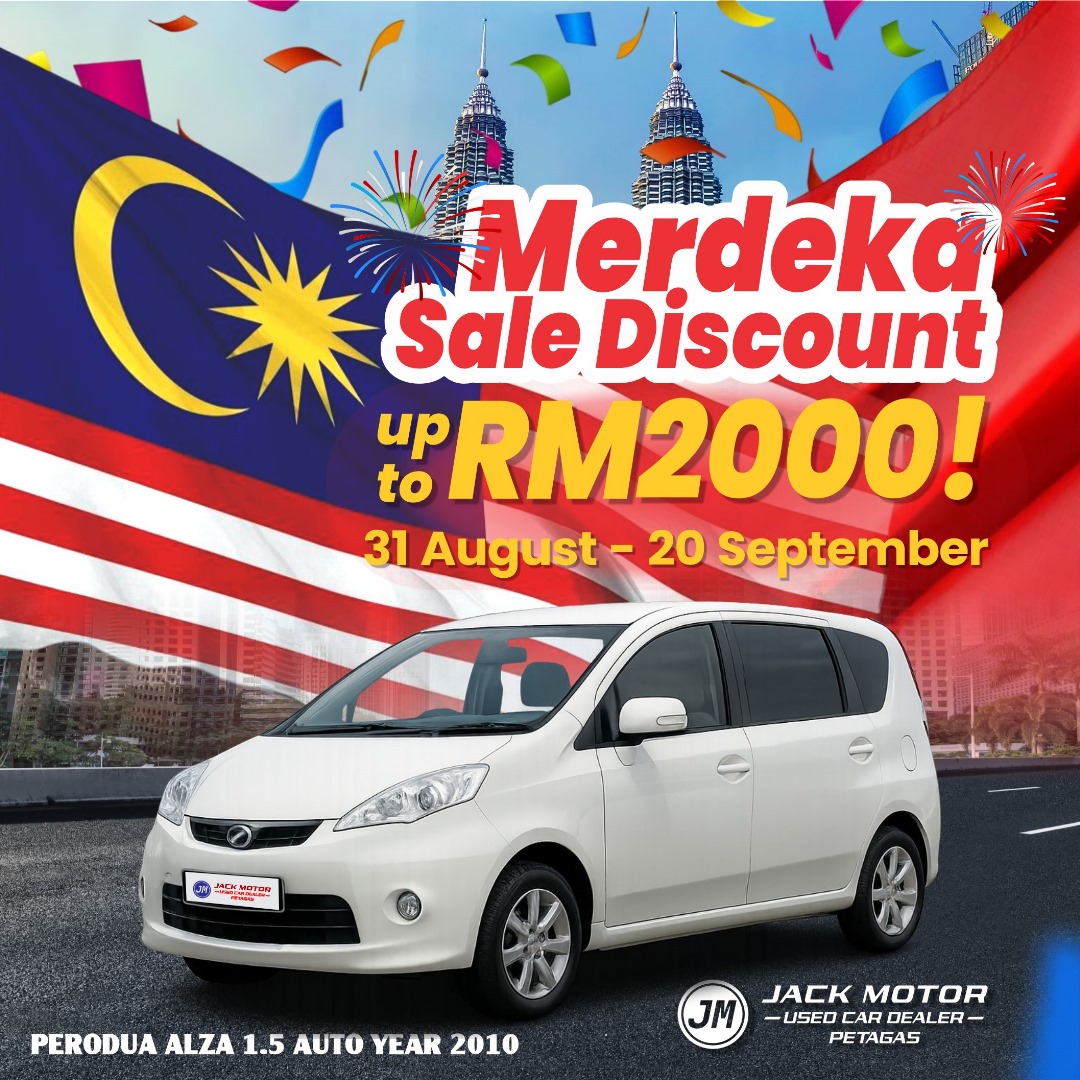 🇲🇾🎉 Jualan Merdeka Hebat! 🎉🇲🇾... - Jack Motor Used Car Dealer | Facebook