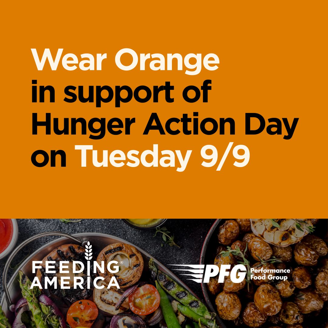 We’re turning orange for a cause... - Performance Food Group | Facebook