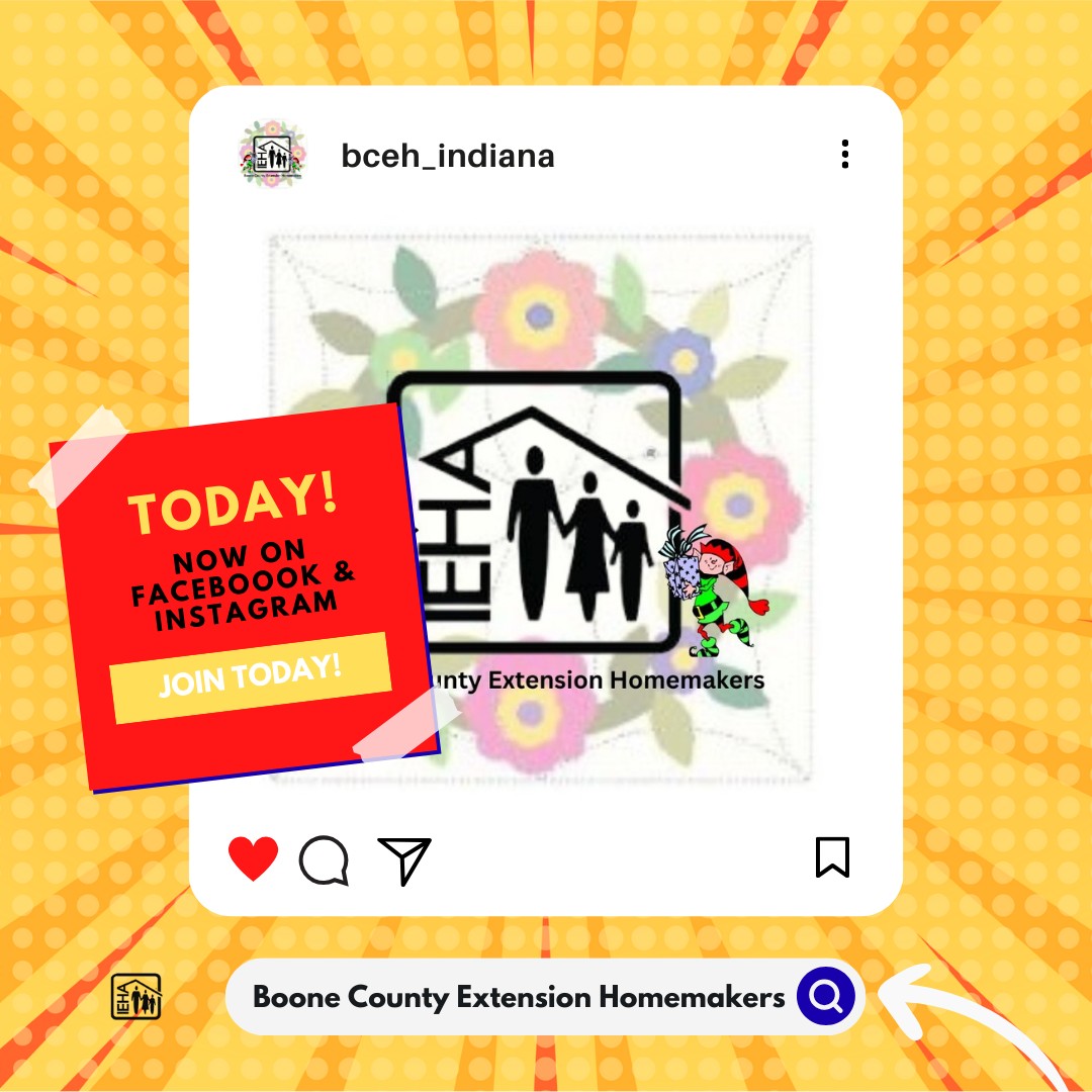💛💙Follow the Boone... - Purdue Extension - Boone County | Facebook