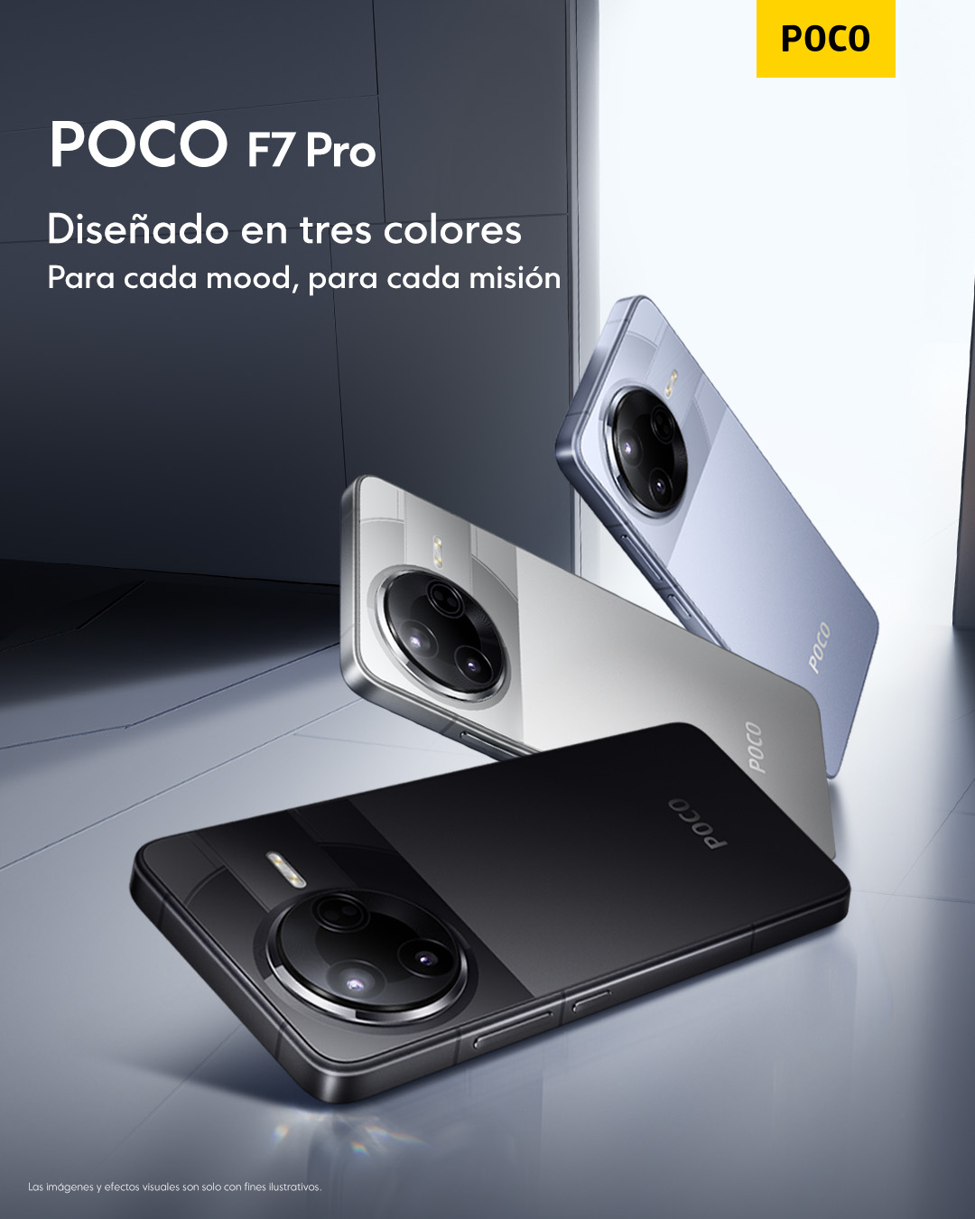 POCO - 🌈 Tres colores. Mil estilos. El #POCOF7Pro está... | Facebook