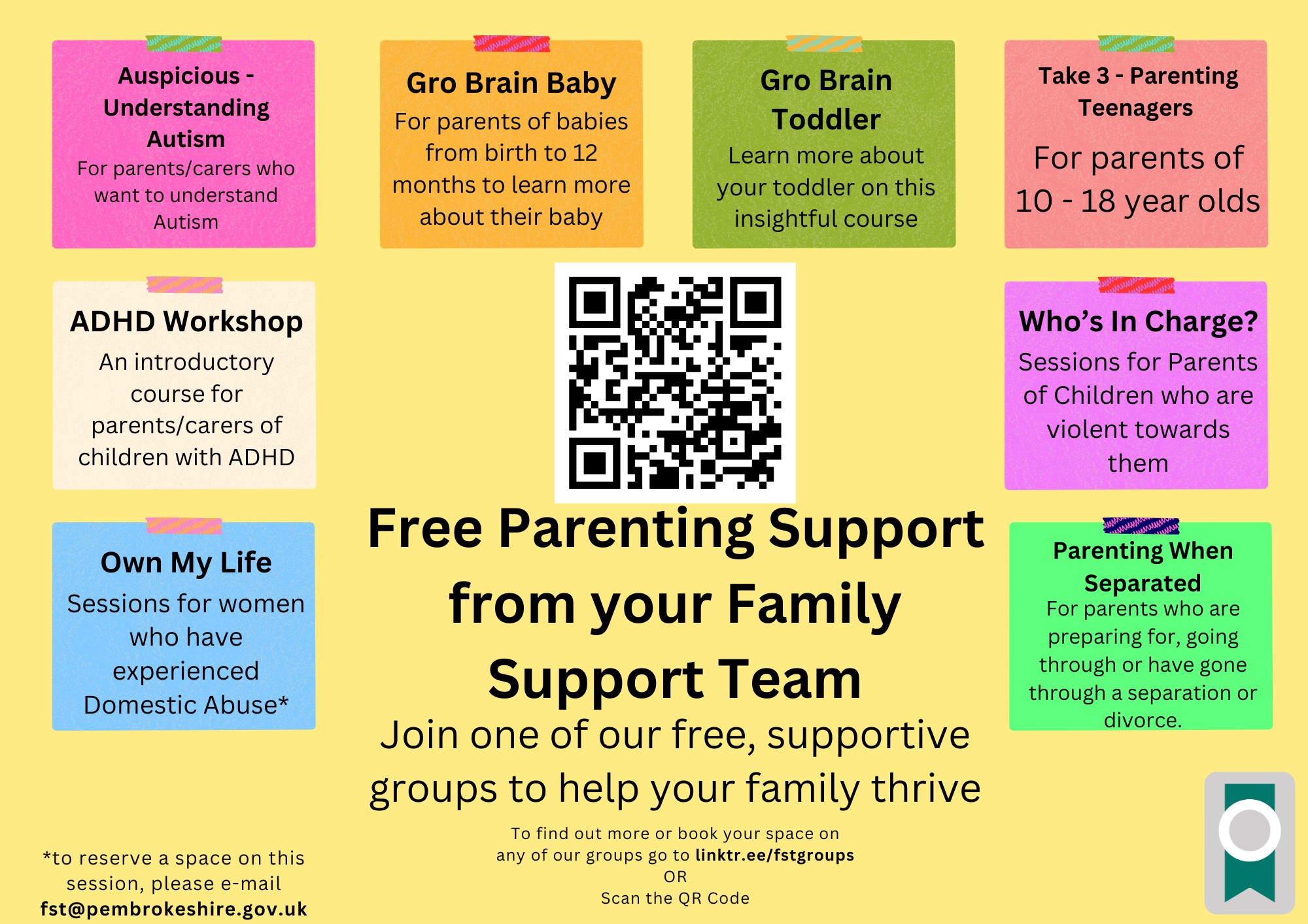 👨‍👩‍👧‍👦 The Family Support Team runs a variety of supportive and ...
