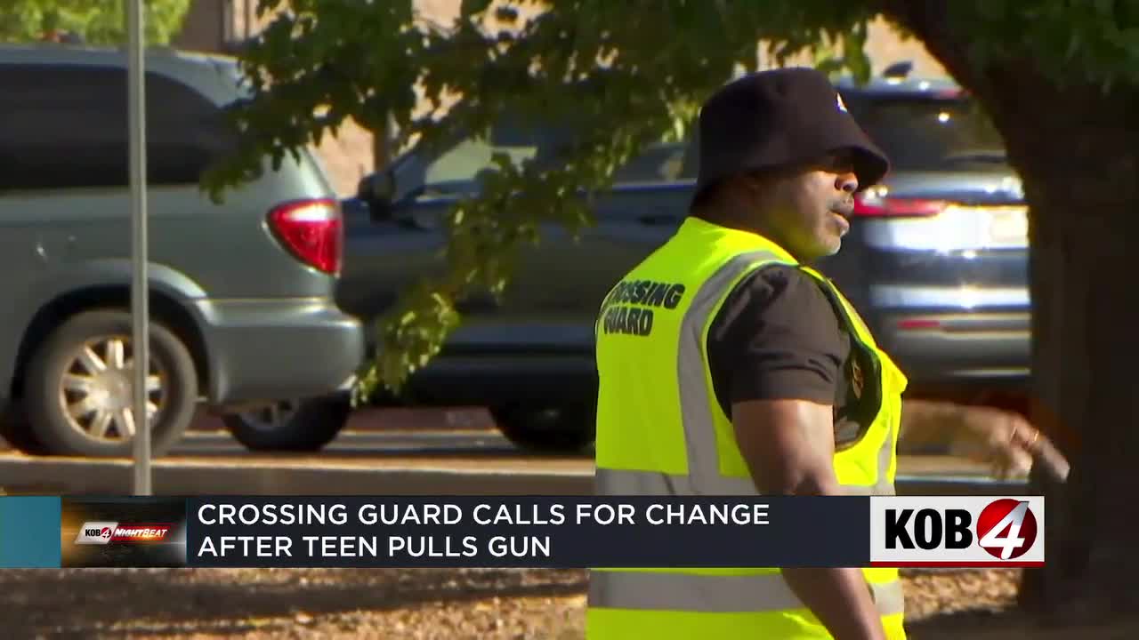 KOB - A close call on the job is prompting a local crossing guard to ...