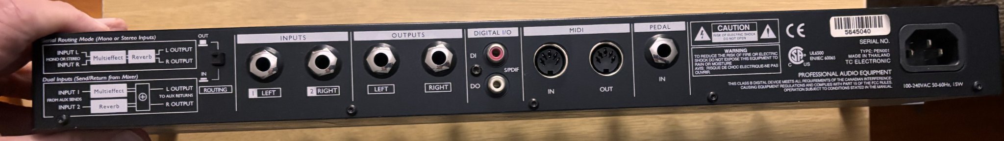 TC Electronics M300 Dual Engine Processor - Multi Effects Pedals ...