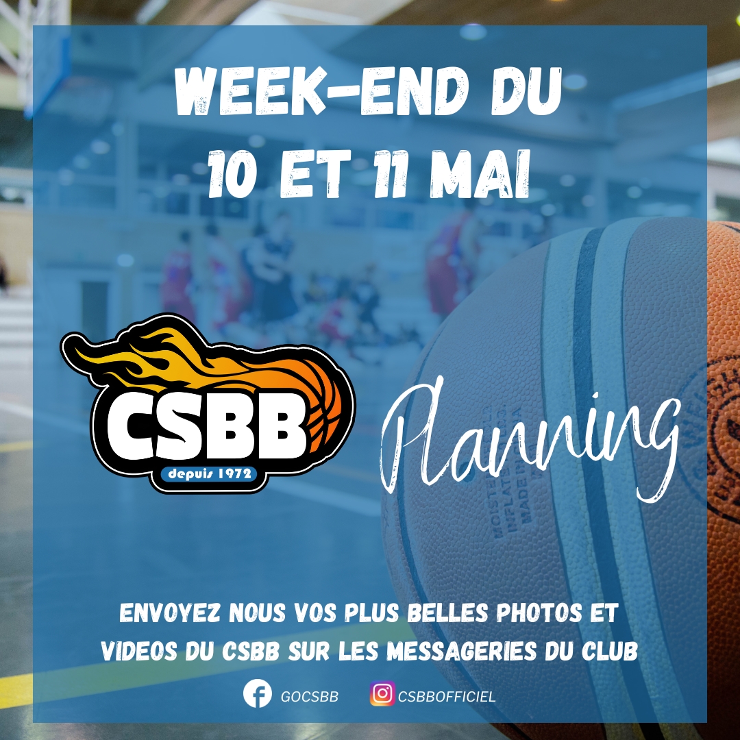 📆 𝐏𝐋𝐀𝐍𝐍𝐈𝐍𝐆 𝐃𝐔... - CSBB Cysoing Sainghin Bouvines Basket | Facebook