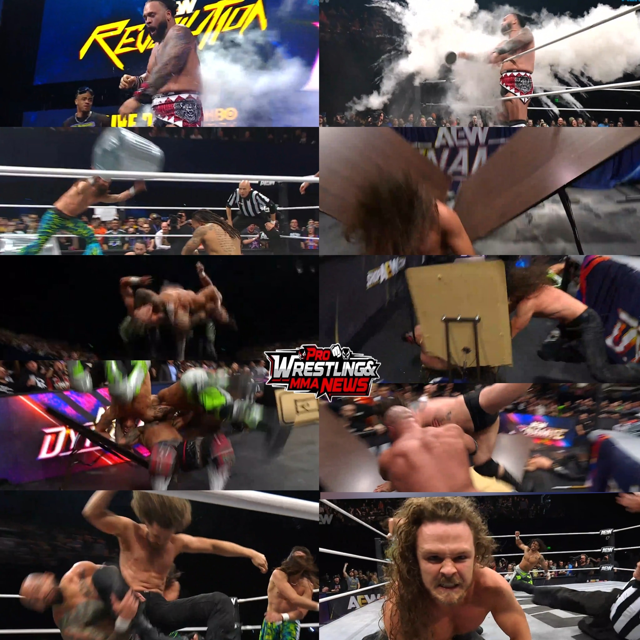 Pro - Jungle Jack Perry, the Young Bucks, and The Rascalz defeated The ...