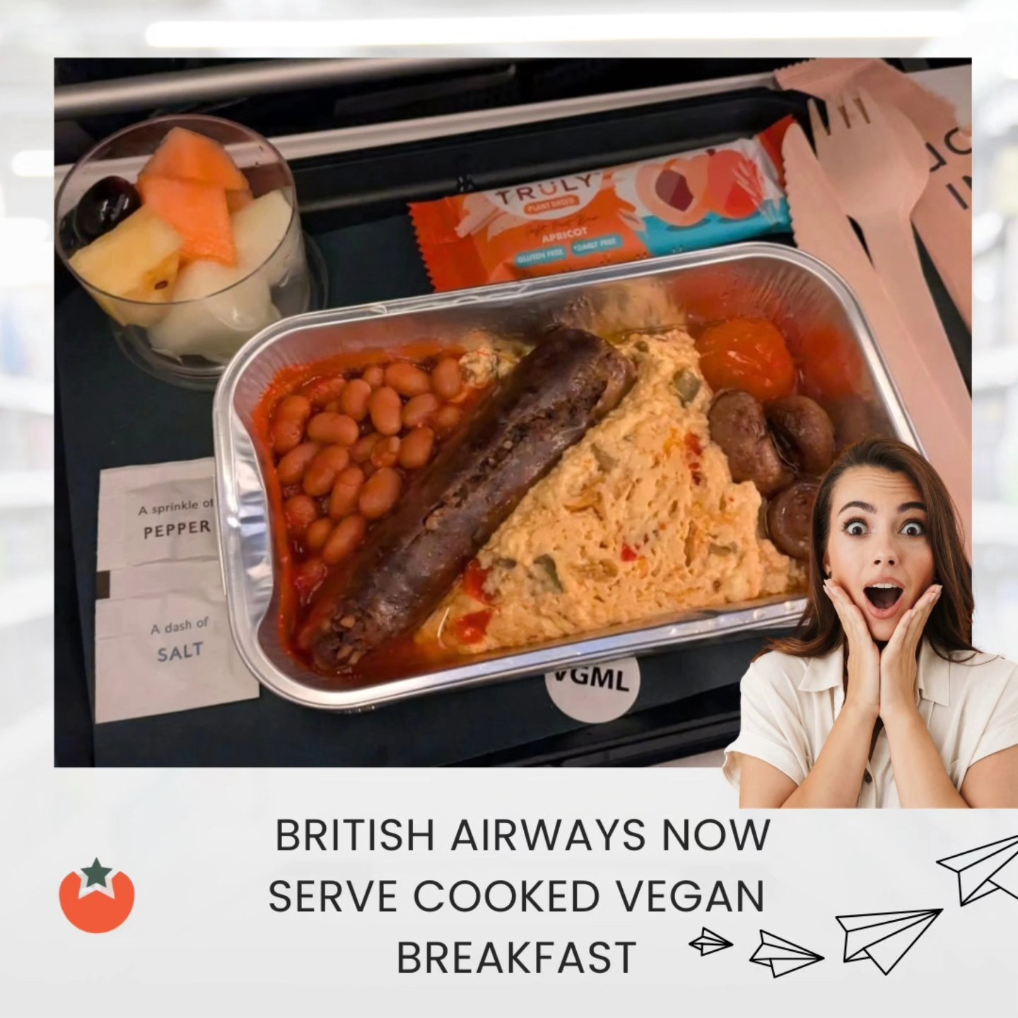 The BA Breakfast Includes 