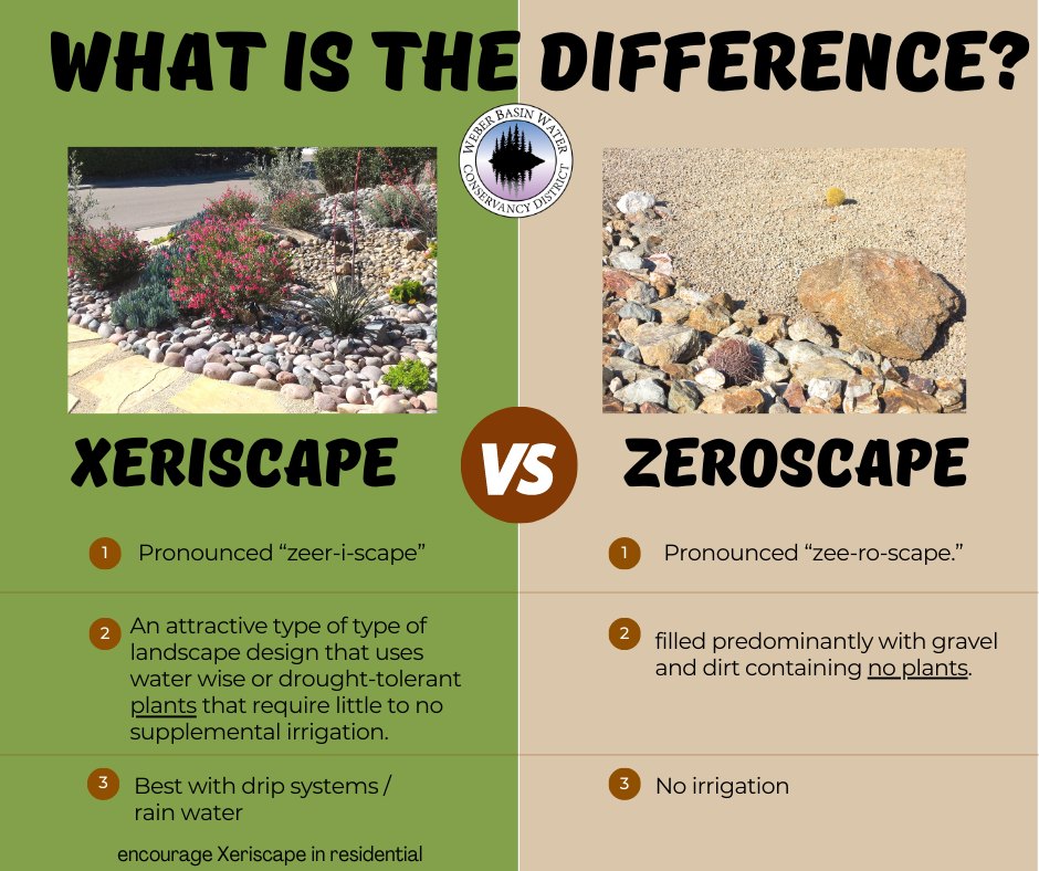 Weber - Know the difference between Xeriscape and Zeroscape. **We ...