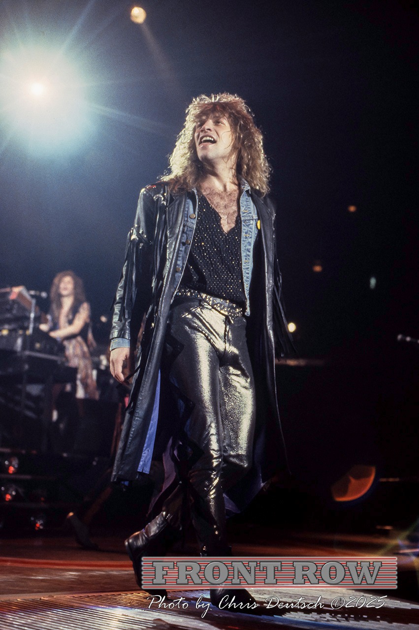 Jon Bon Jovi live at McNichols Arena in 1987