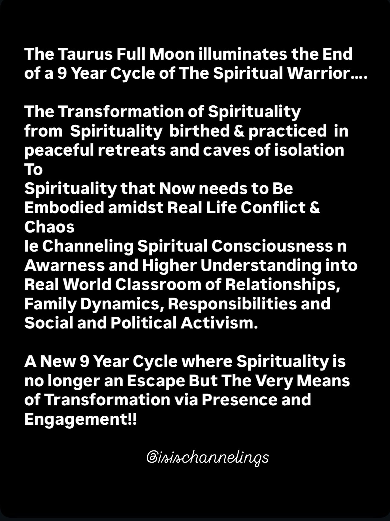 Isis Channelings - New Alignments As timelines split you may find ...
