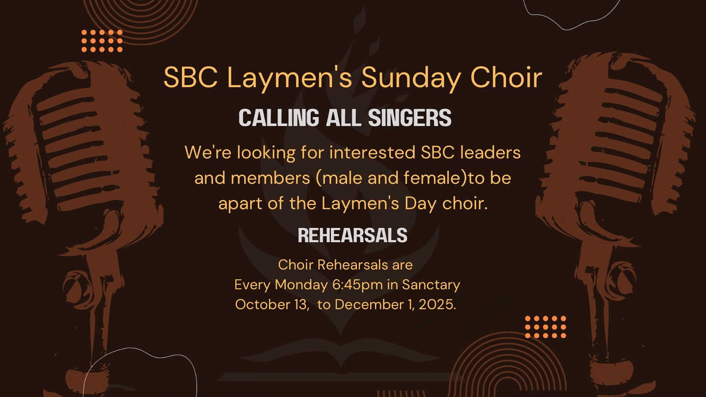 Sharon - 🎤 SBC FAMILY — WE NEED YOUR VOICE! 🎶 Get ready to lift your ...