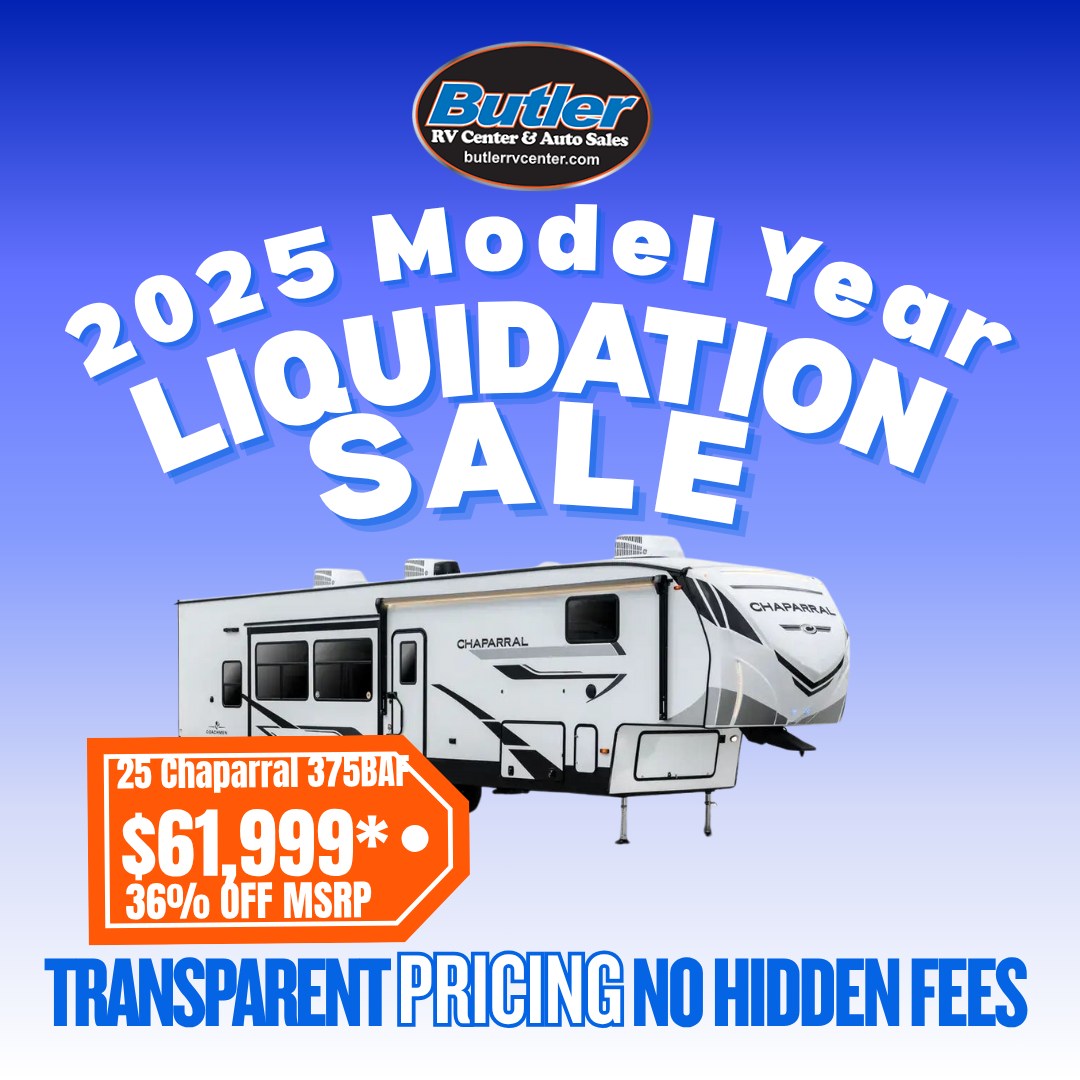 Butler - Big adventures start here! The 2025 Coachmen Chaparral 375BAF ...