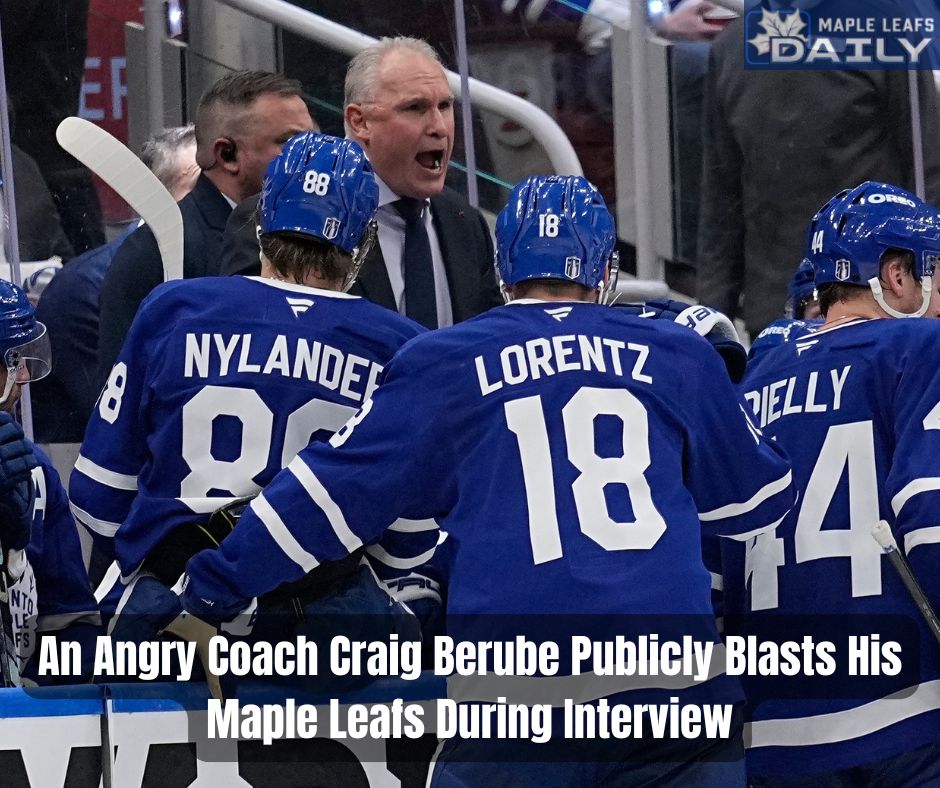 Maple - Berube is already fed up. Link in the comments 👇 | Facebook