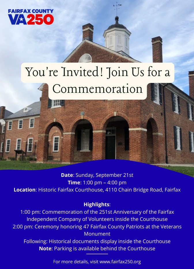 Fairfax County 250th Commemoration
