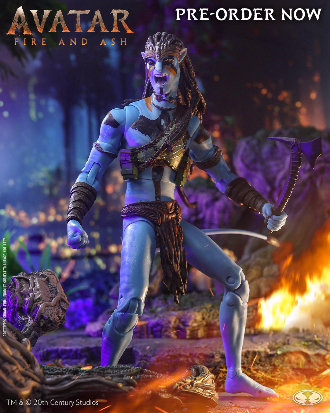 Figurine McFarlane Avatar Fire And Ash - Jake Sully Metkayina Final Battle, MCF16311, Neuve