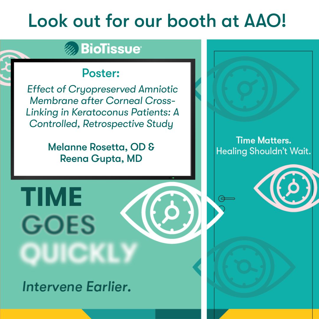 👀Look out for us at AAO! Here’s a... - BioTissue Ocular | Facebook