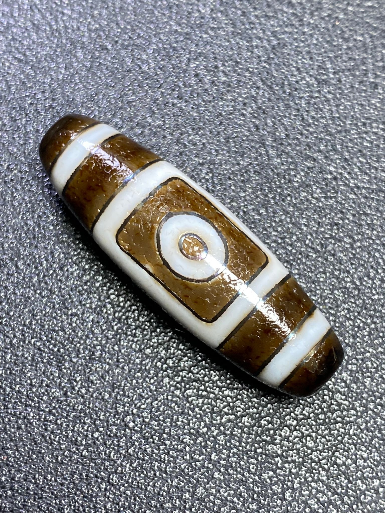 天地眼中眼天珠，结缘价💰 120 #西藏天珠#朱砂天珠#老天珠