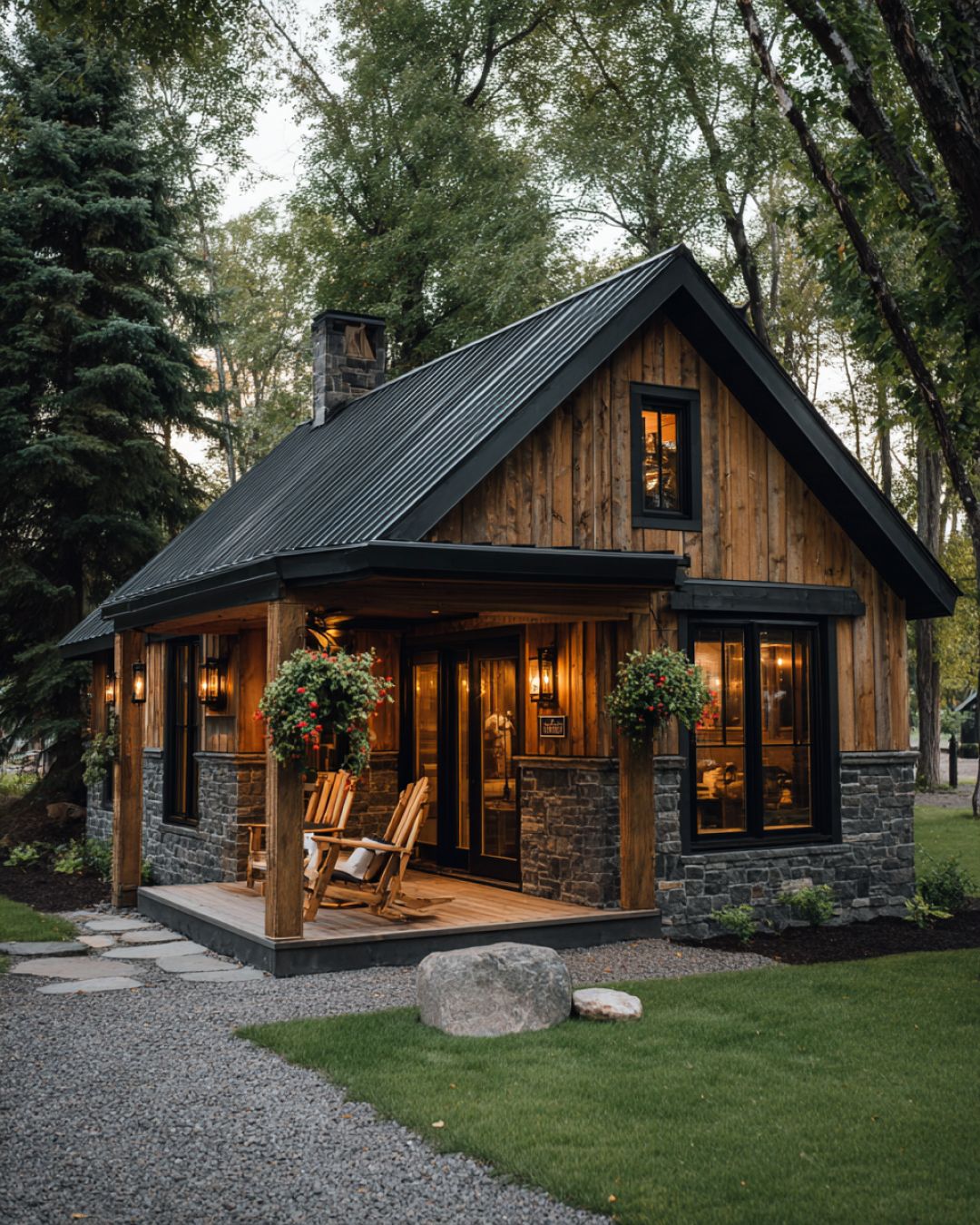 Tiny - Explore this enchanting rustic gable cottage tucked within a ...