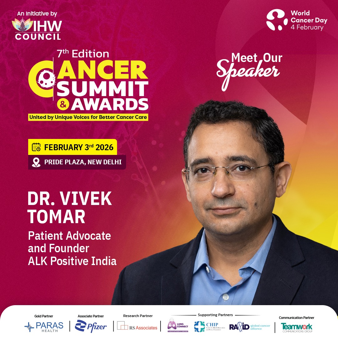IHW - We are pleased to welcome Dr Vivek Tomar, Patient Advocate and ...