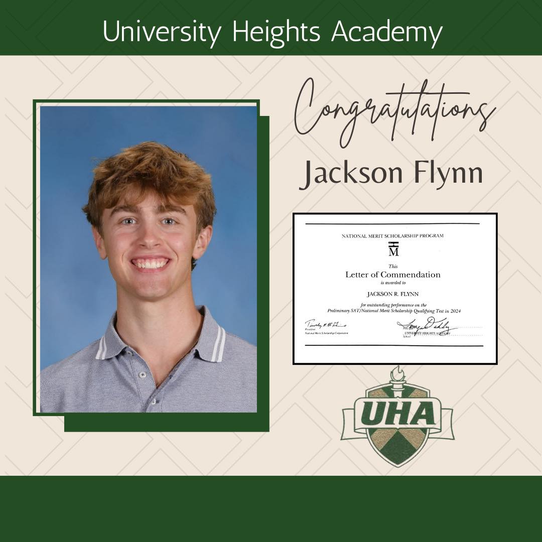 Congratulations to Jackson... - University Heights Academy | Facebook