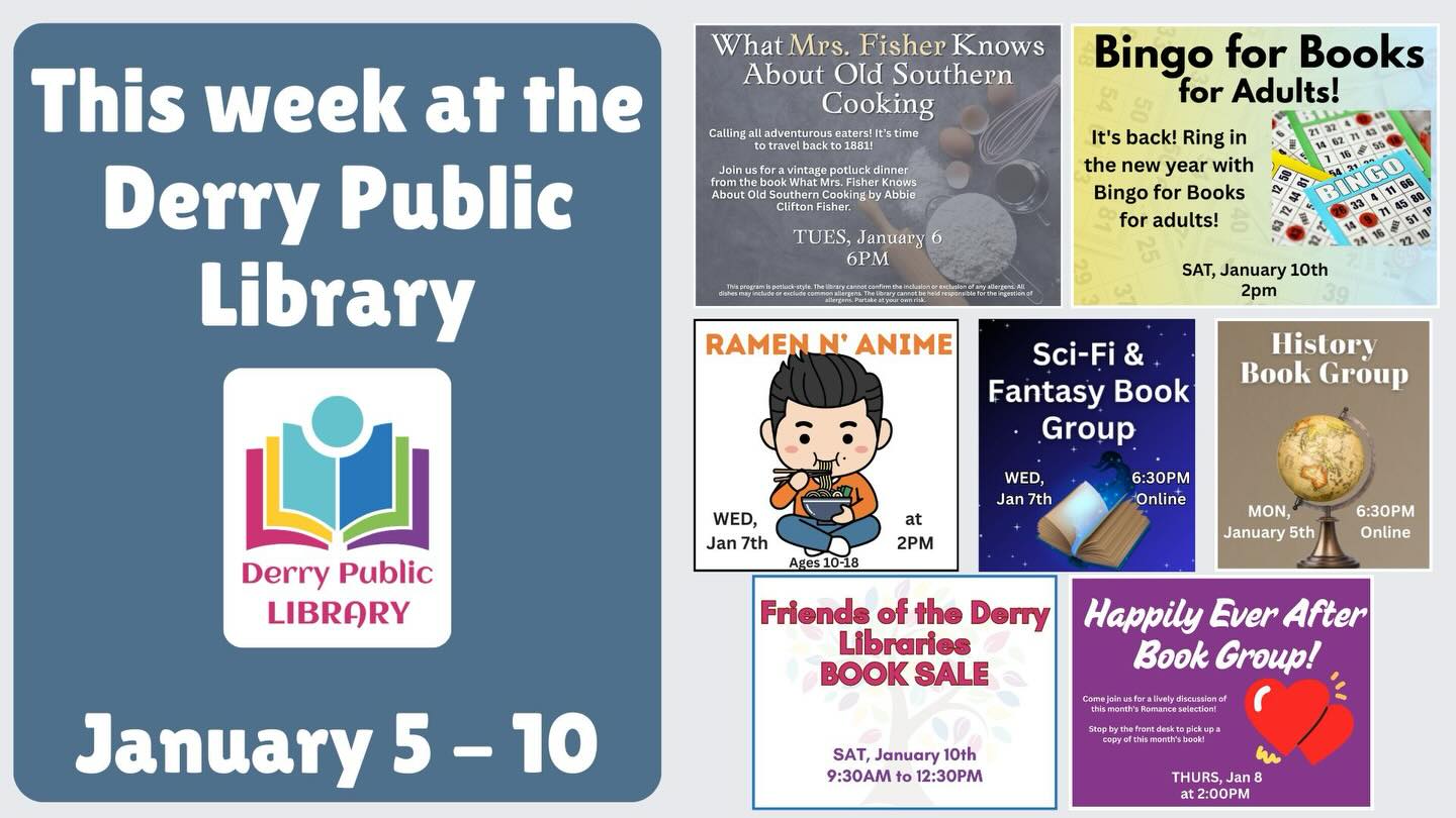 New week, new activities at the... - Destination Derry, NH | Facebook