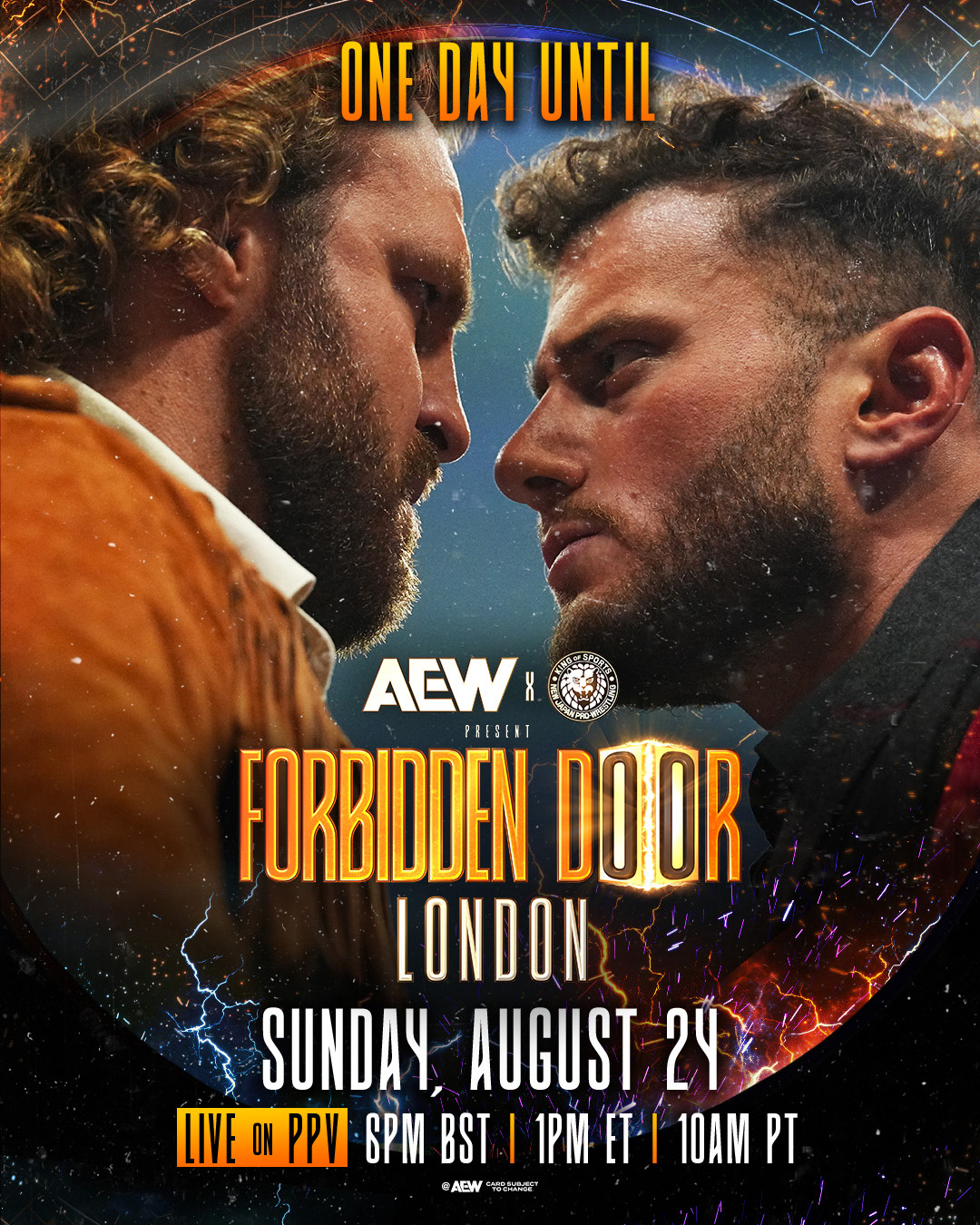 All - 🚨TOMORROW, the AEW x NJPW #ForbiddenDoor will be kicked wide open ...