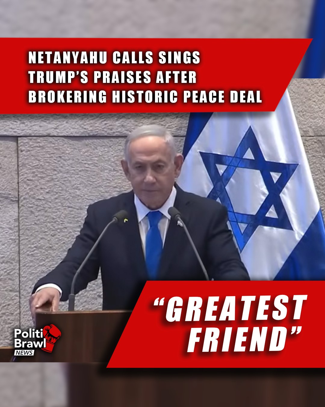 PolitiBrawl - Israeli Prime Minister Benjamin Netanyahu... | Facebook
