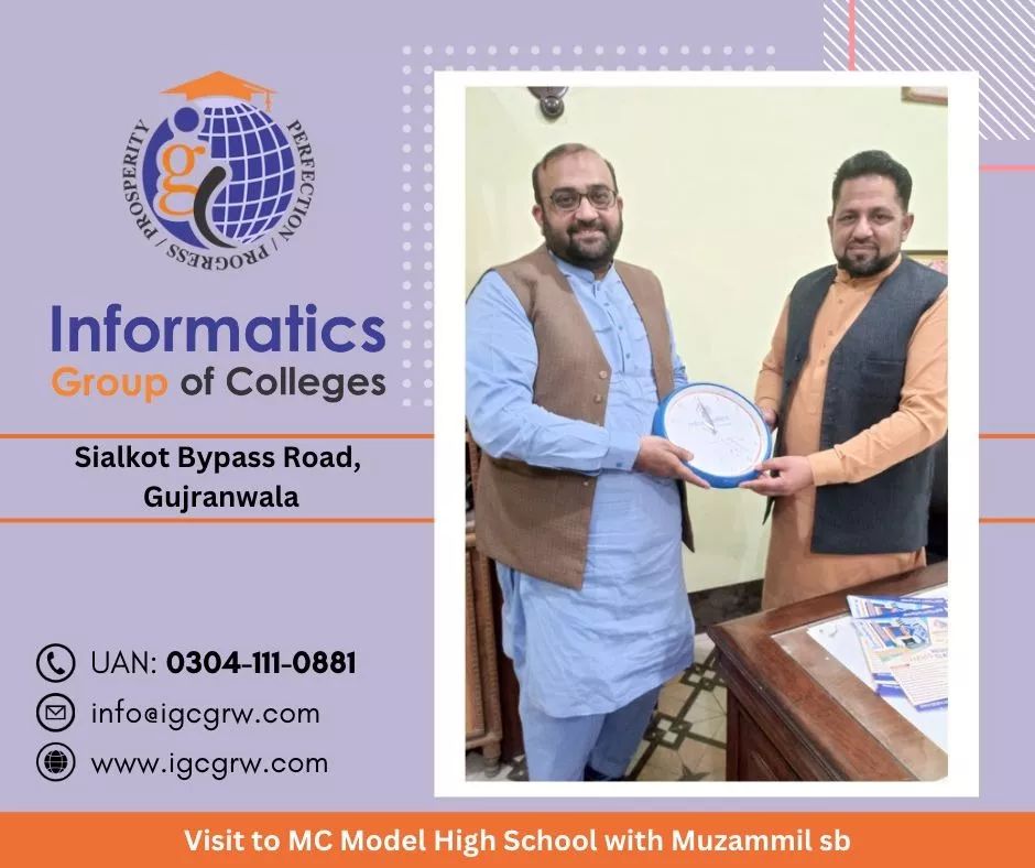 Visit to MC... - Pak Informatics Group of Colleges Gujranwala | Facebook