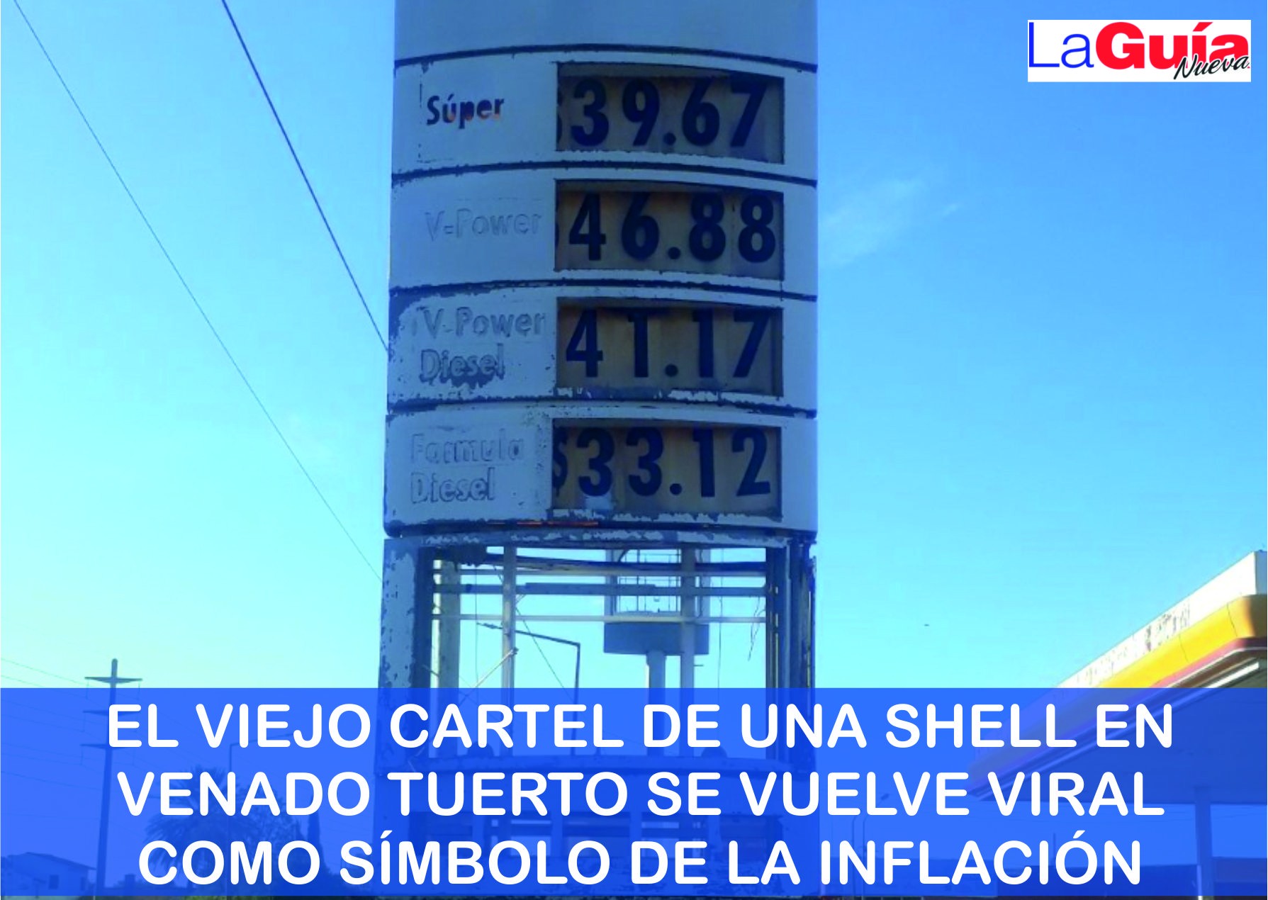 Diario - El viejo cartel de una Shell en Venado Tuerto se vuelve viral ...